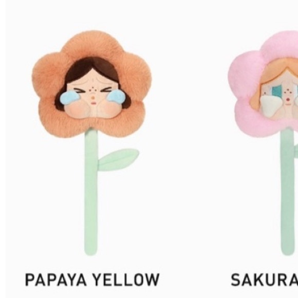 PAPAYA YELLOW PopMart Crybaby Plush Flower Blind Box - Picture 1 of 7